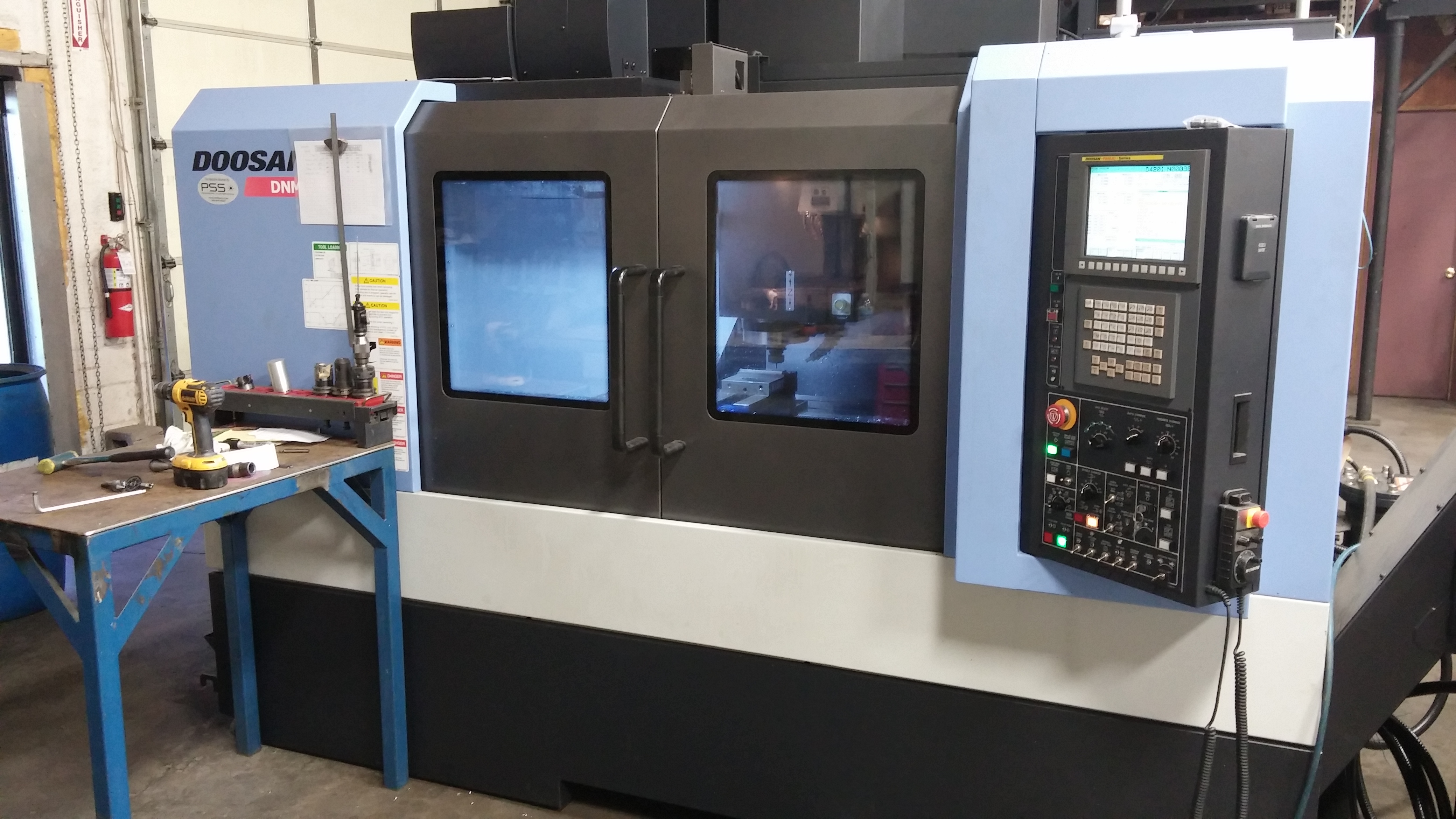 Doosan CNC machining center at AWT