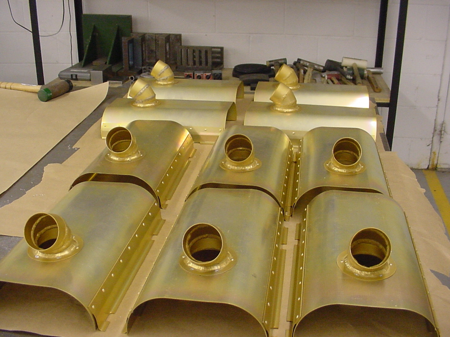 Formed and assembled heat shrouds